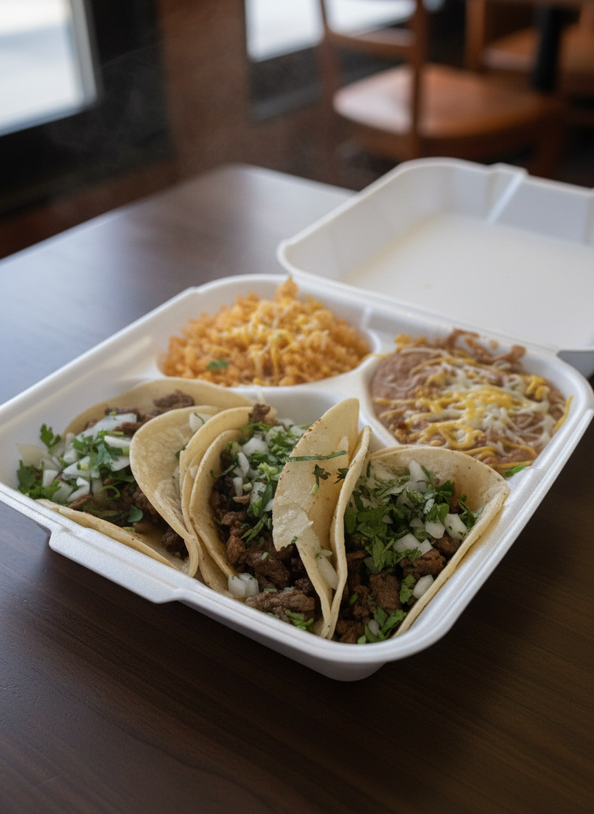 Tacos and Mexican meal